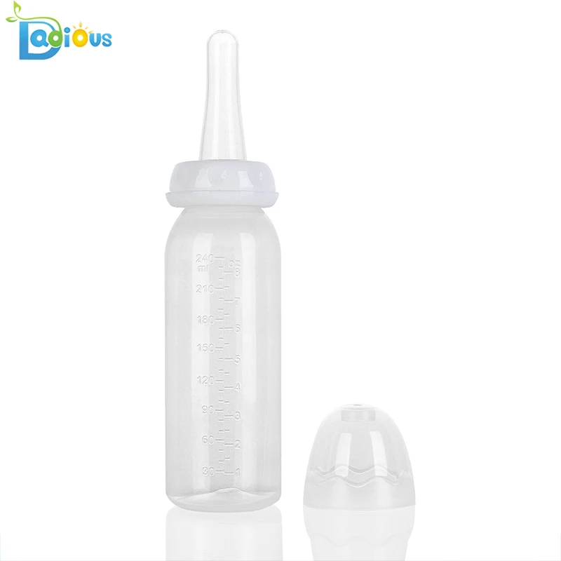 ABDL BPA Free Adult Baby Feeding Milk Bottle 240ML Welcome OEM Sheep feeding bottle