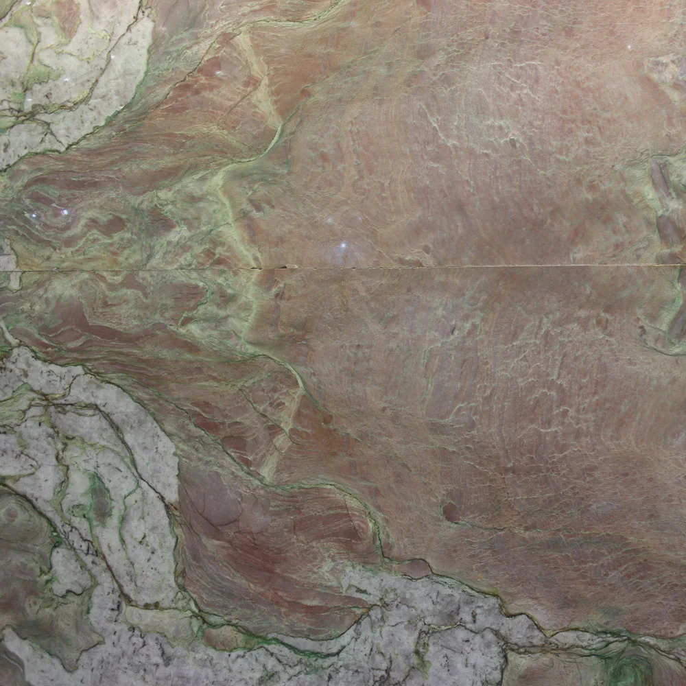 Hot Sale Standard Size Vocano Fusion Quartzite Green Vein Quartz Tile