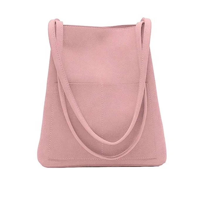 Women handbag fashion casual large shoulder suede bucket bag