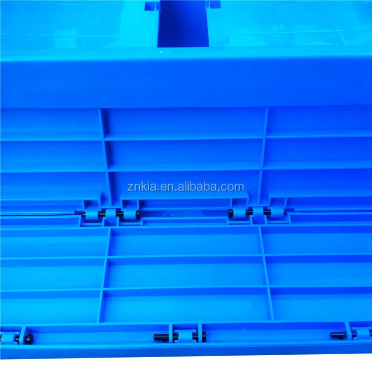 industrial thin wall plastic food vegetable heavy duty collapsible storage totes container box