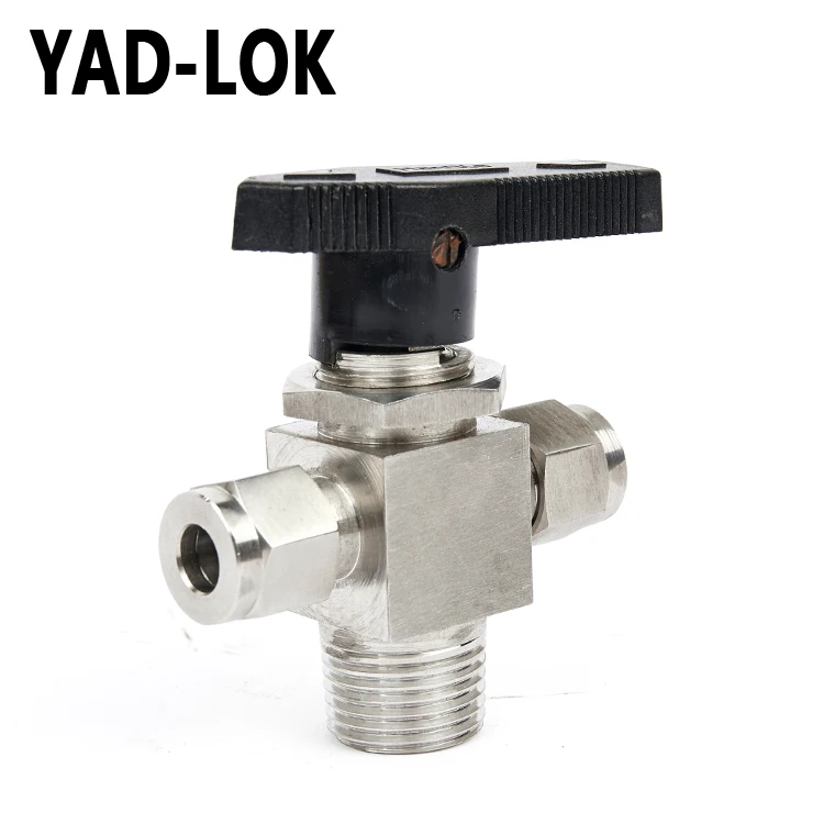
YAD-LOK 1/4 Inch Vacuum Pressure Stainless Steel 3 Way Ball Valve 