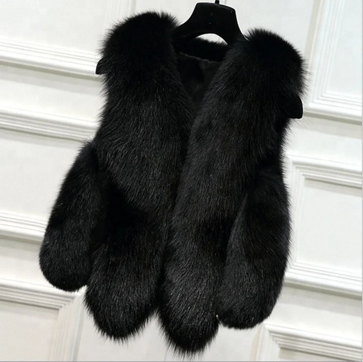Luxury Colorful Faux Mongolian Mink Fur Short Coat for Fashion Women Jacket