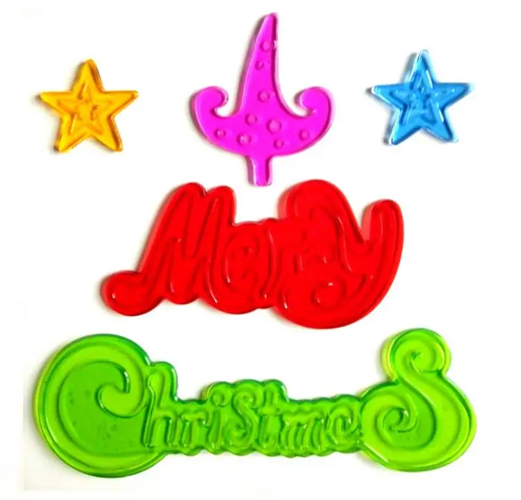 Window Decor Funny Gel Christmas Tree Jelly Sticker For Xmas Window Decoration