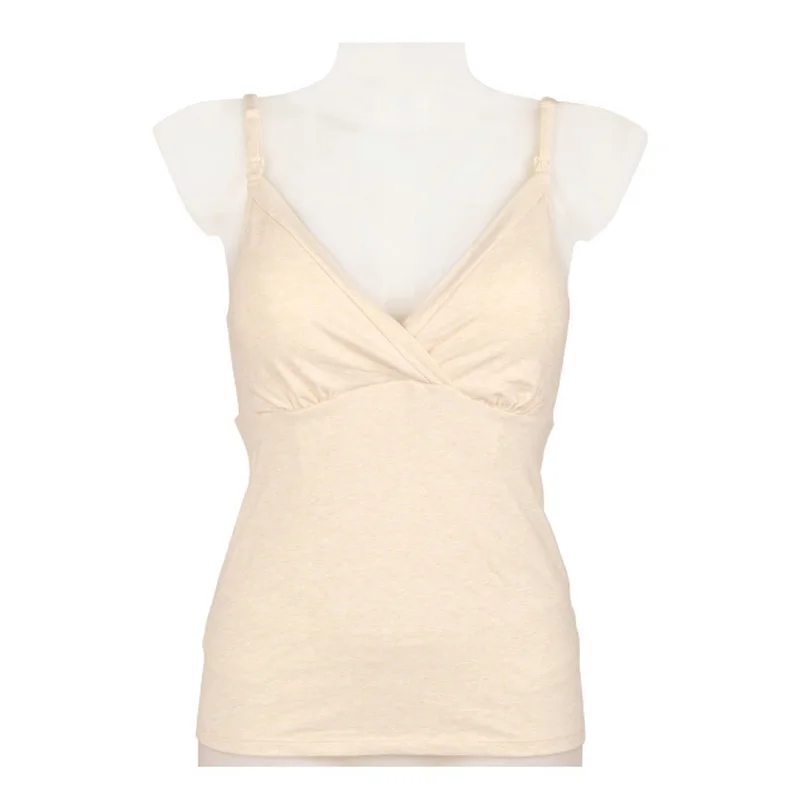 Modal Free Vest Top Breast Feeding Camisole For Pregnant Women Seamless Nursing Tank Tops