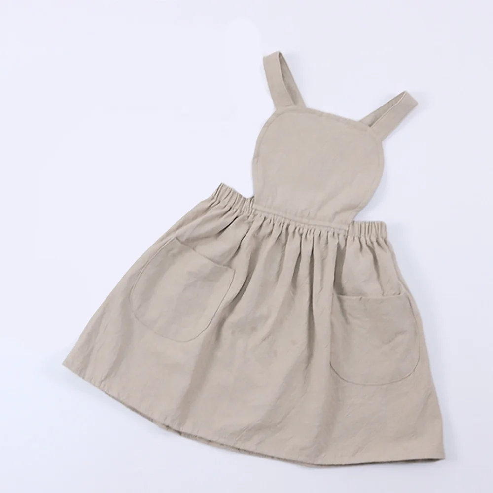 Teen Girl Mommy and me dress linen cotton dress