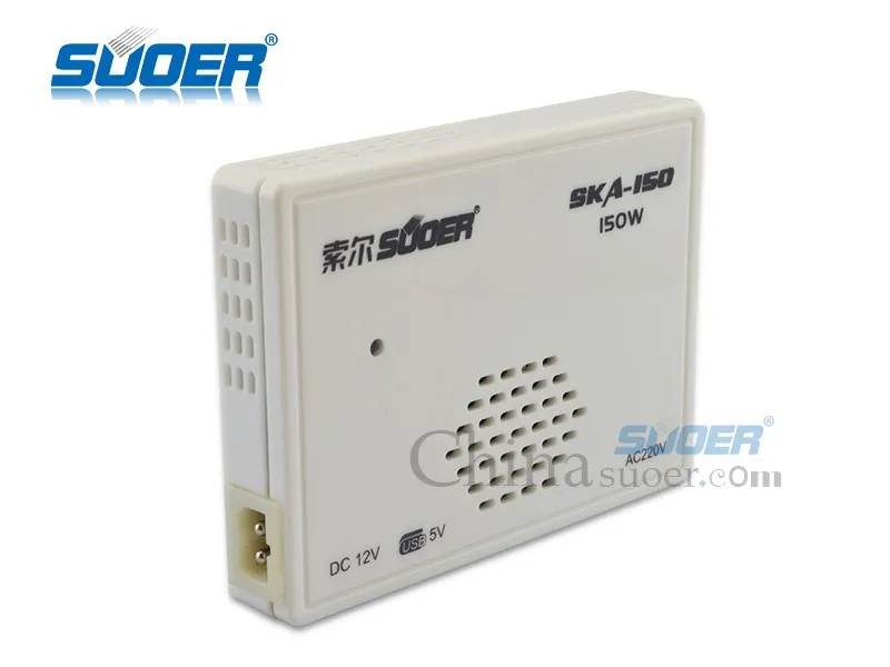 suoer портативный автомобильный инвертор 12v к 220в 150v
