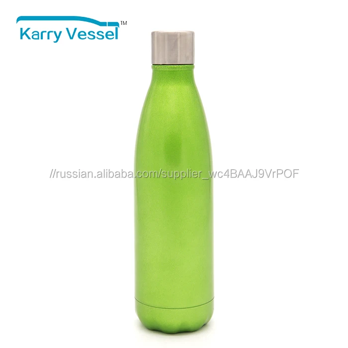 Keeps Drinks Hot for 12 Hours Vacuum Insulated Stainless Steel Cola Shaped Sports Water Bottle