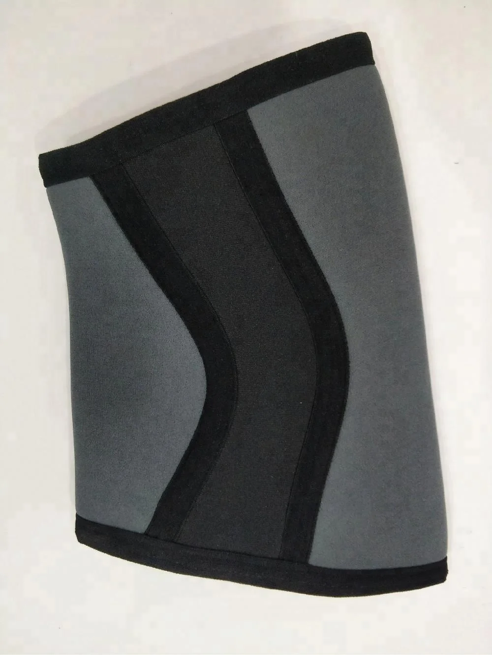 Seller Customized Anti-slip silicone strip SCR Neoprene 7mm Knee Sleeve Compression Knee Support for Weightlifting