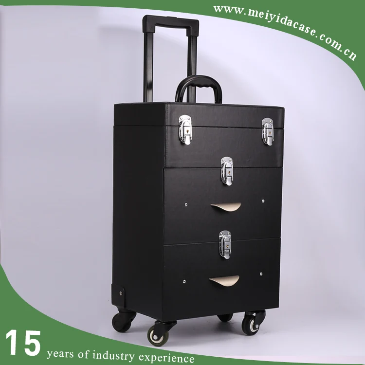 Professional Trolley Nail Tool Box Hairdressing Scissor Cases