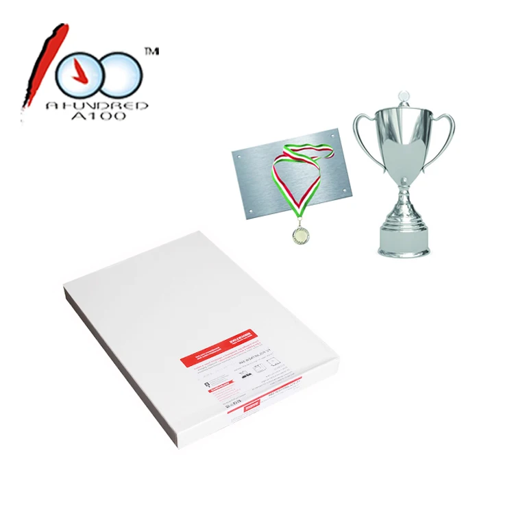 Laser transfer paper for stiff materials (aluminum, ceramic)