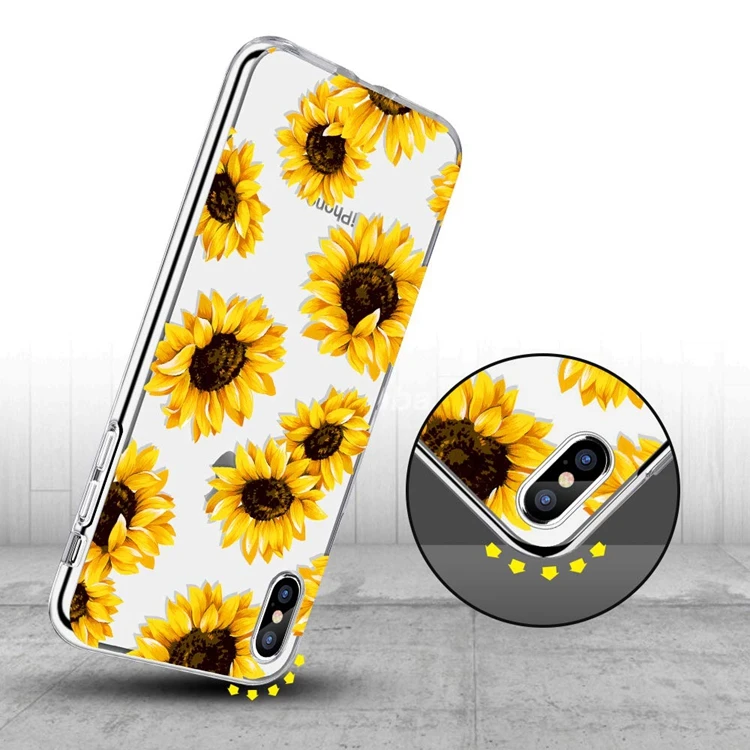 For IMD Pattern Case Back Cover Flower Case Soft TPU for appleIphone 7 Plus iPhone 7 iPhone 6S Plus iPhone 6 plus