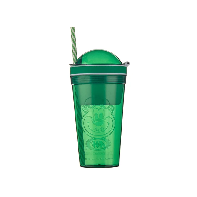 New style acrylic tumbler lid snack plastic mug with low price