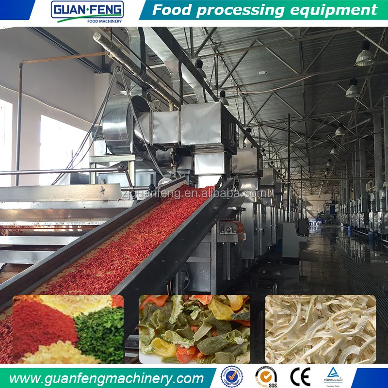 Stainless Steel Belt Conveyor Dryer Dehydrated Onion Production Line