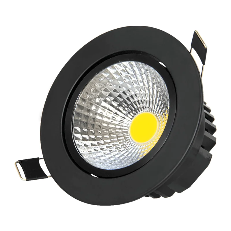 CE RoHS SAA certified 3w for home lamp led spot light black cob ceiling light rotating led flood spot light