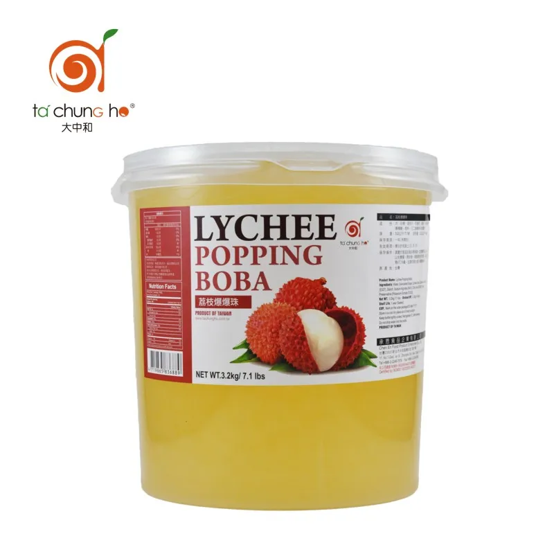 
2018 New Product 3.2kg Lychee Popping Pearl Balls 