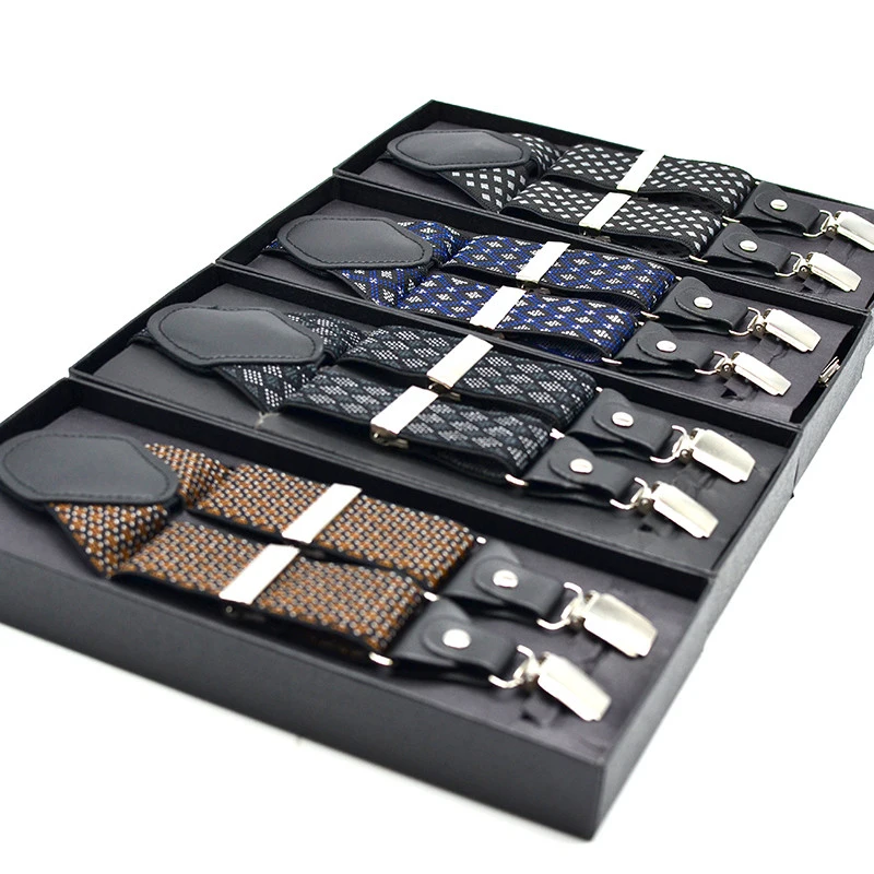 Мужские подтяжки для 4 клипов подтяжки поддержка подгонянный размер формальный случай класс материал низкая цена оптовая продажа