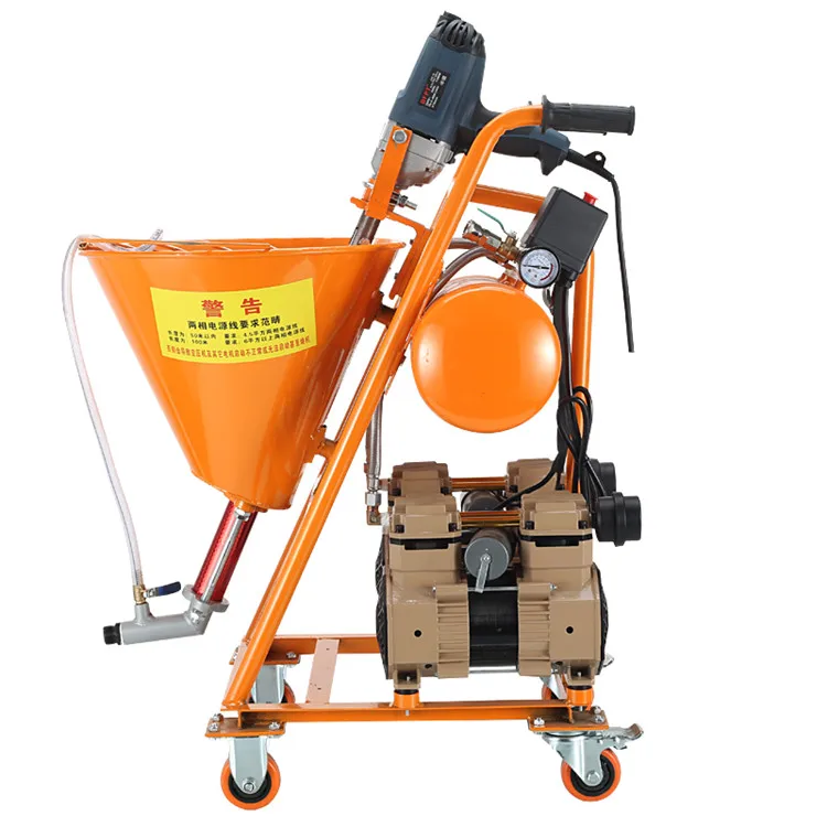 Adjustable spraying pressure Polyurethane Cement tank mud waterproof spraying machine