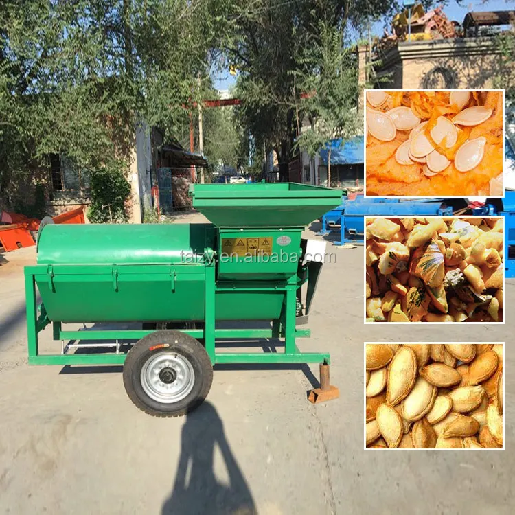 Pumpkin melon seeds dehuller and harvester machine