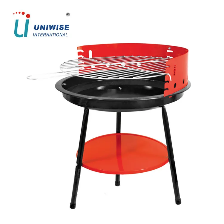 Outdoor Portable Camping Picnic Garden Field Argentine Round Bbq Grill Plate Portable Bbq Grill