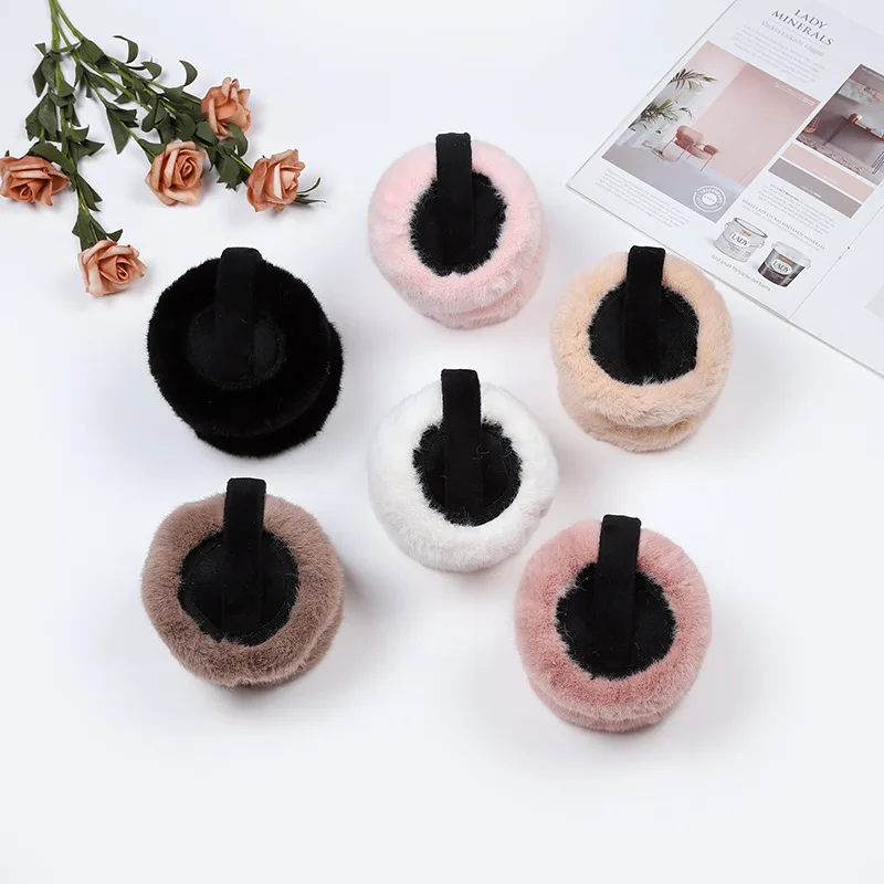 
Earmuff Set Girls Fresh Lovely Mori Girl Soft Sister Sweet Ear Bag Warm Earmuffs Girls Winter Earmuffs 