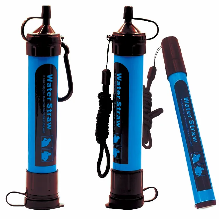 Personal Straw Water Filter Cleaning Outdoor Safe Drinking Portable Water purifier Straw