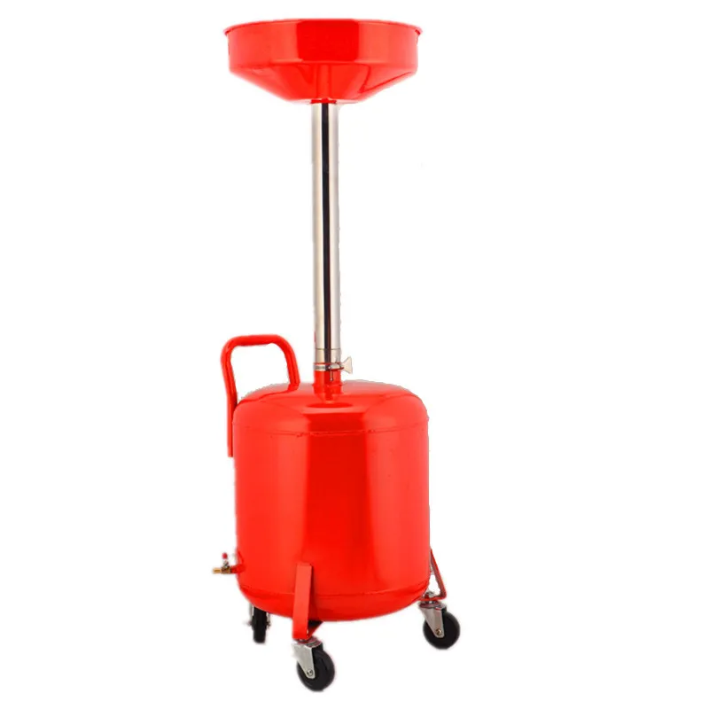 CE CERTIFICATED Mobile Auto Wheel Oil Extractor Drainer Waste Oil Drain Tank