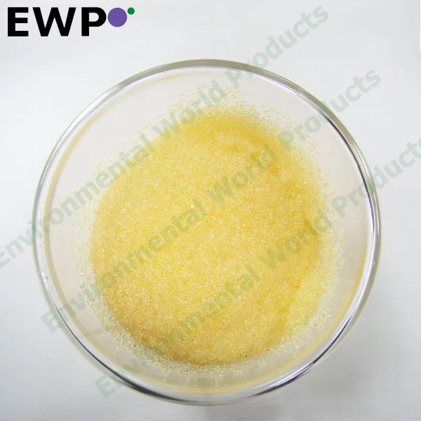 Food grade exchange resin for water softener