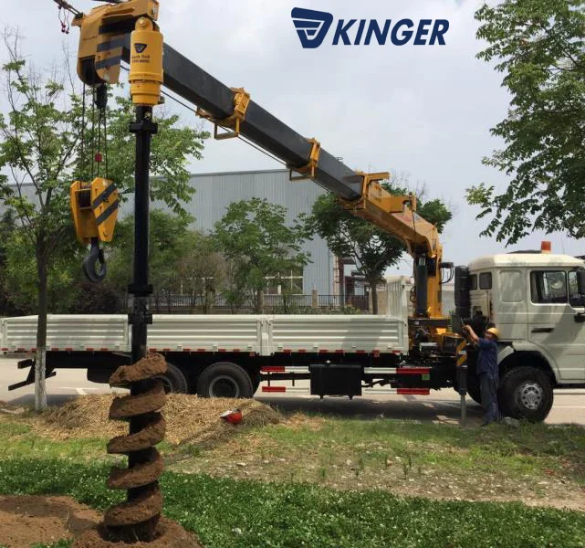 Лидер продаж, гидравлический буровой станок KINGER для экскаватора