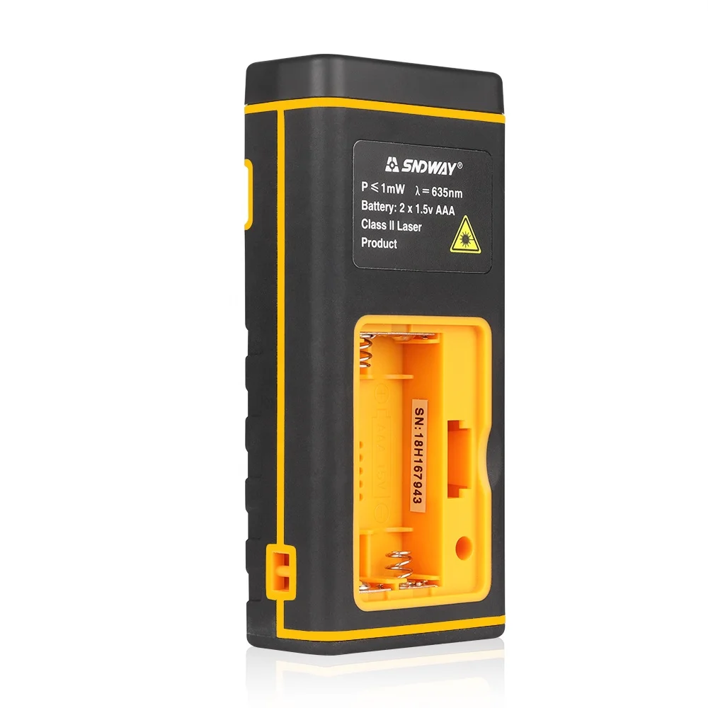 10pcs SNDWAY Laser Distance Meter 50m Laser Range Finder rangefinder metro trena laser tape measure ruler Roulette tool