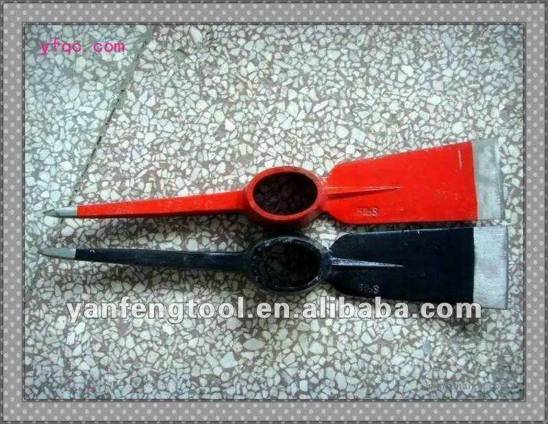 steel forged Pickaxe P406 for agricultural tools