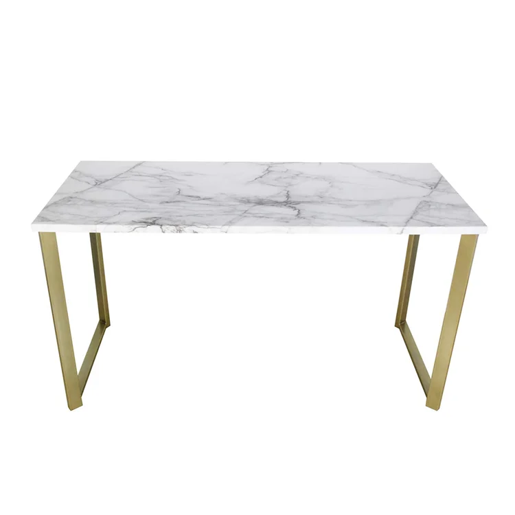 Wholesale new modern simple lat pack travertine quartz turkish dining table for home furniture