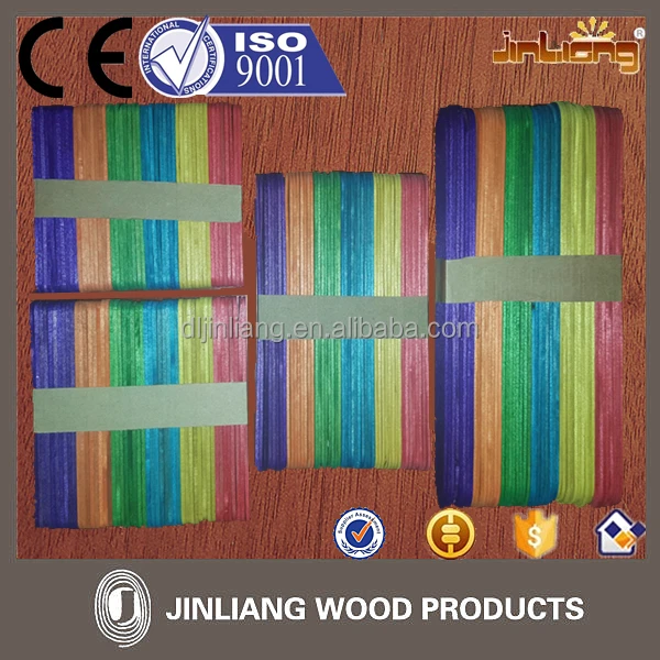 Disposable color wooden craft stick