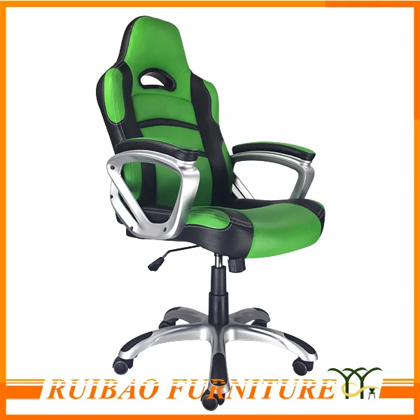 Модная Вращающийся с Высокой Спинкой, Роскошные Кожаные Гонки Стул Прочный Исполнительного Аппарата Председателя