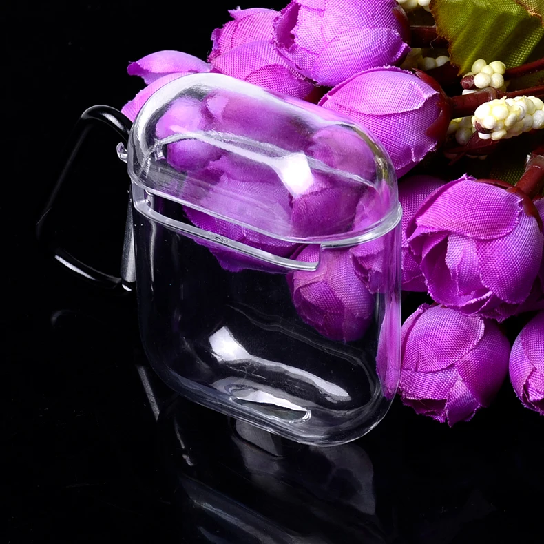 For AirPods Earphones Accessories Charging Case Crystal Color PC Shockproof Protective Cover Case Skin