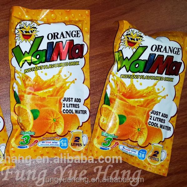 Instant 60g/sachets Orange Flavor Fruit Juice Drink Powder