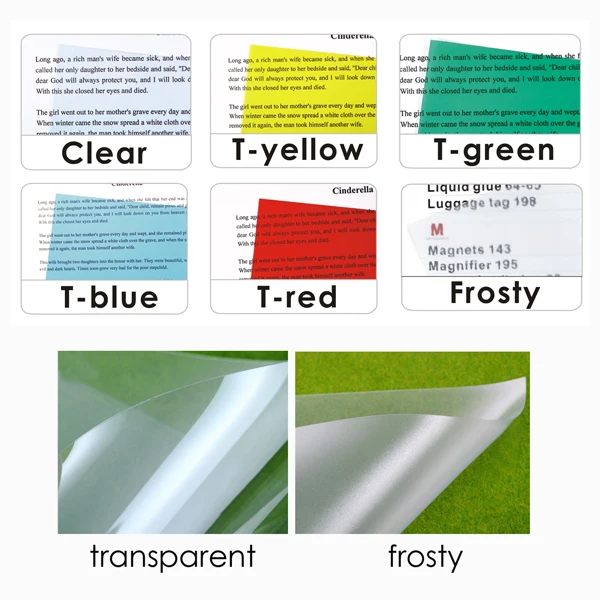 
Hot Sale A4 Transparent PVC Binding Cover 