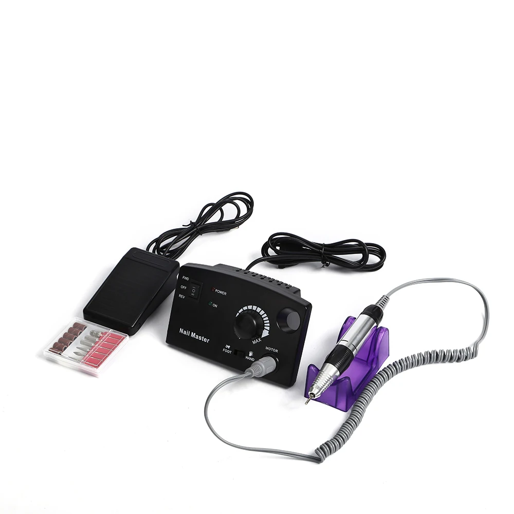 Finger Micromotor Promed Nails Drill Nail Drills Machine Online Shop China EU Purple Case Nail Drill Bit Holder 12pcs/ctn 15/25W