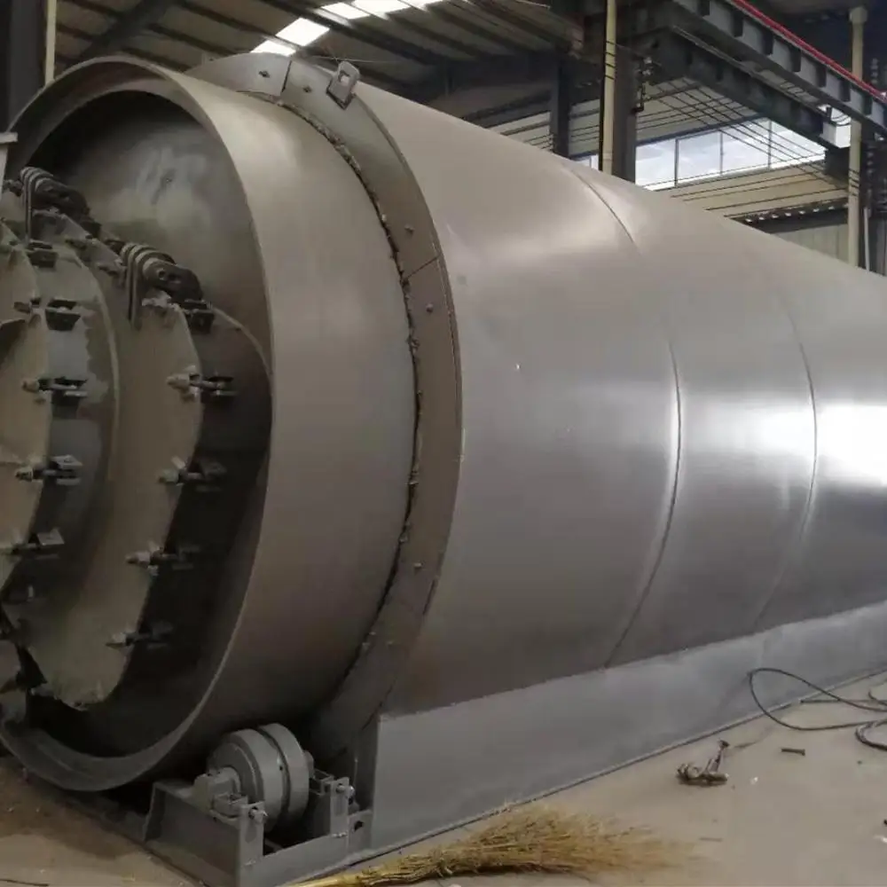 What is meant by horizontal rotating working form used tyre pyrolysis machine