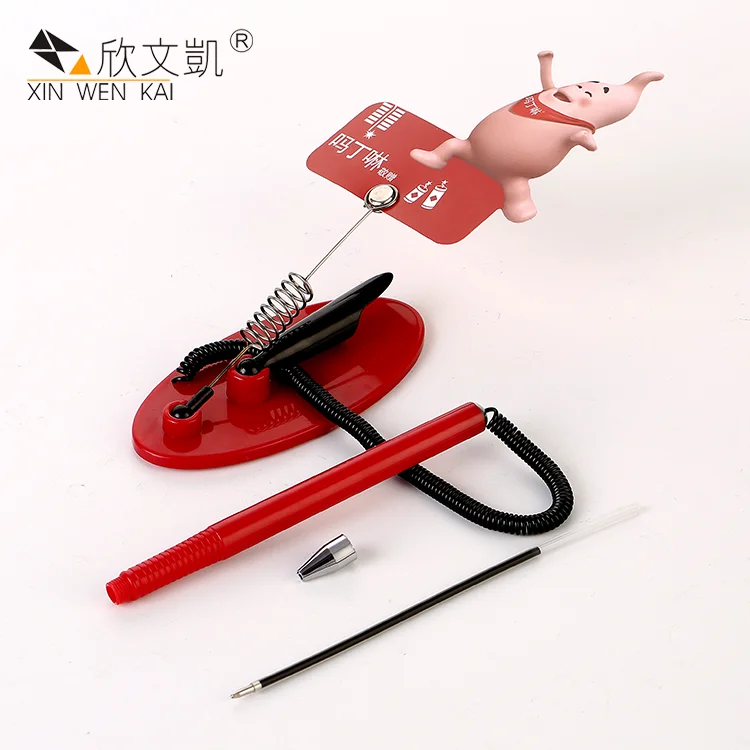 
New Innovative Products Promotional Plastic Advertising Card Table Counter Gel Desk Pen table pen for desing print pen card 