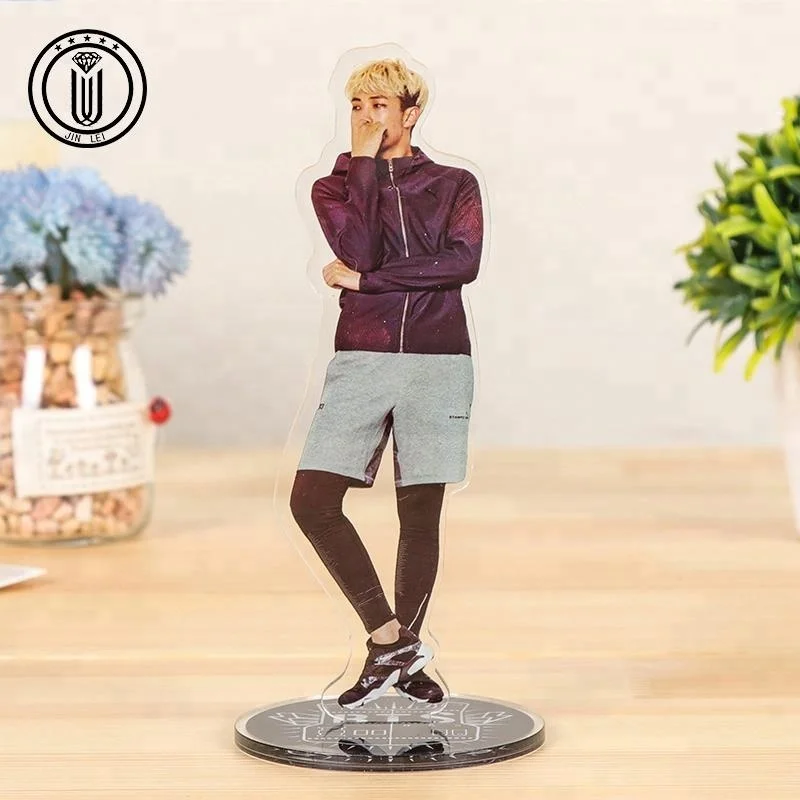 Пользовательские чай аниме стенд двухсторонние акриловые стоящего