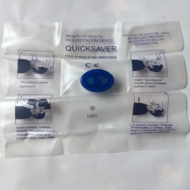 
ISO certificate rescue CPR mask shield/breathing CPR mask 
