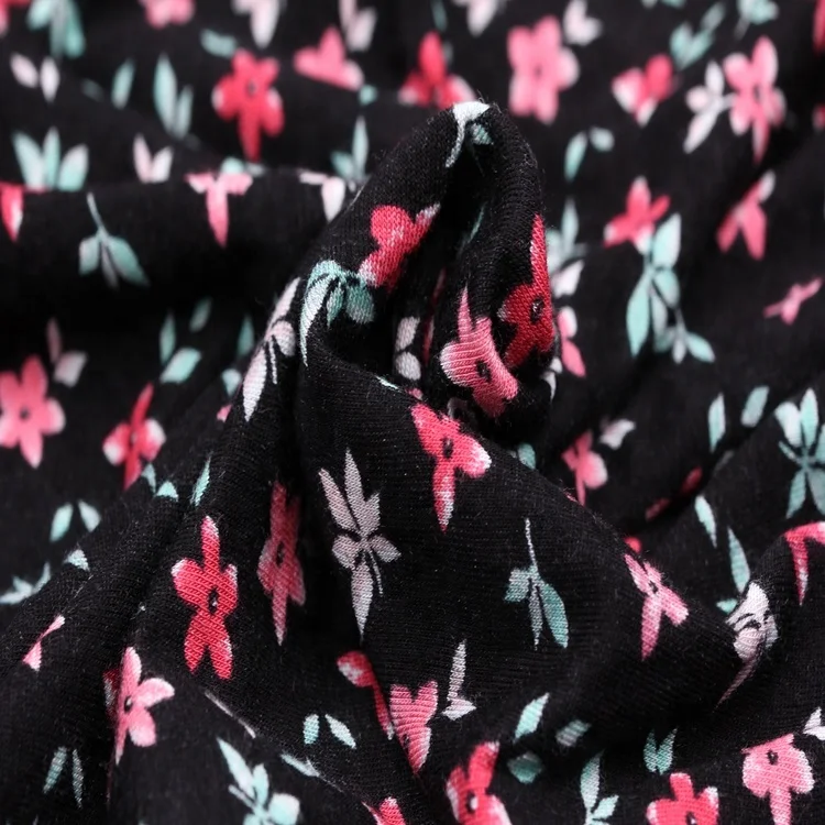 
2021 Hot sales 95% viscose 5%SP elastane rayon printed single jersey fabric 