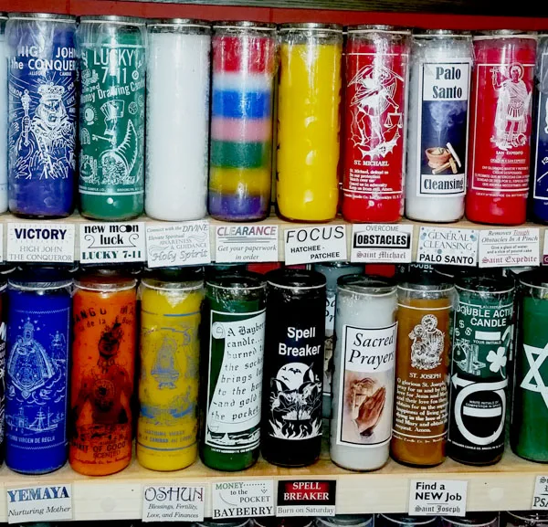 custom color and label mystical 7 day fixed candle in glass for sale