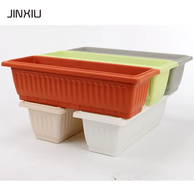 
Roman style rectangle Home Goods potato planter flower pots plastic 