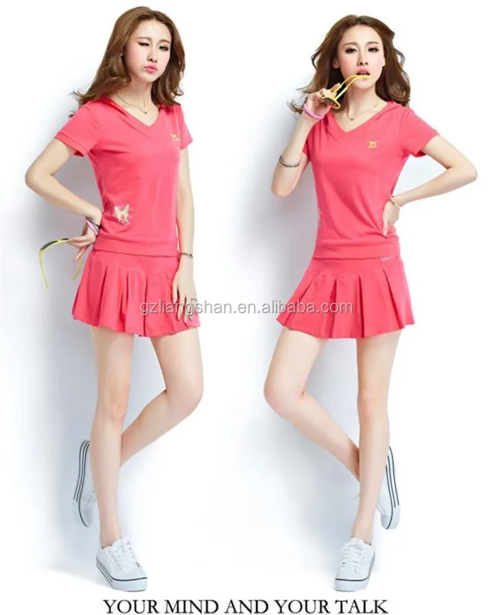 
Ladies tennis wear sportwear/fitness suits 