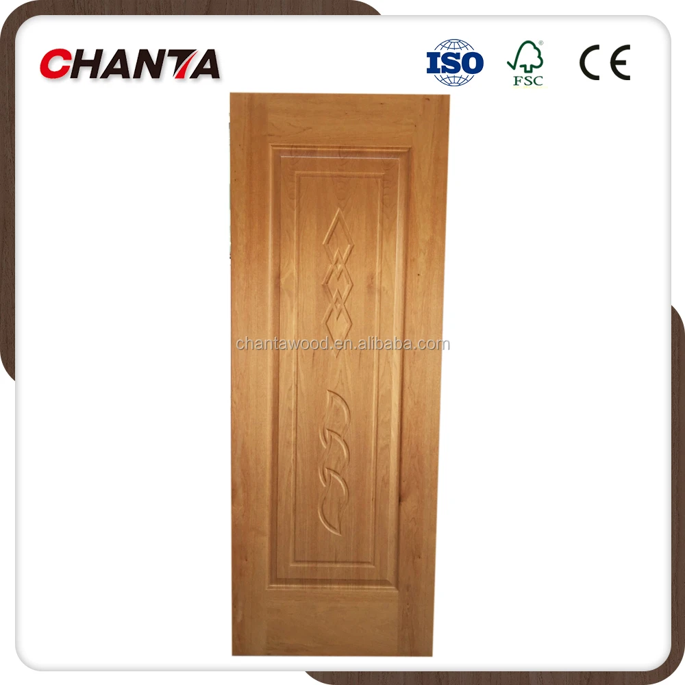3mm 4mm 4.5mm  HDF  Melamine door skin  from chanta factory direct