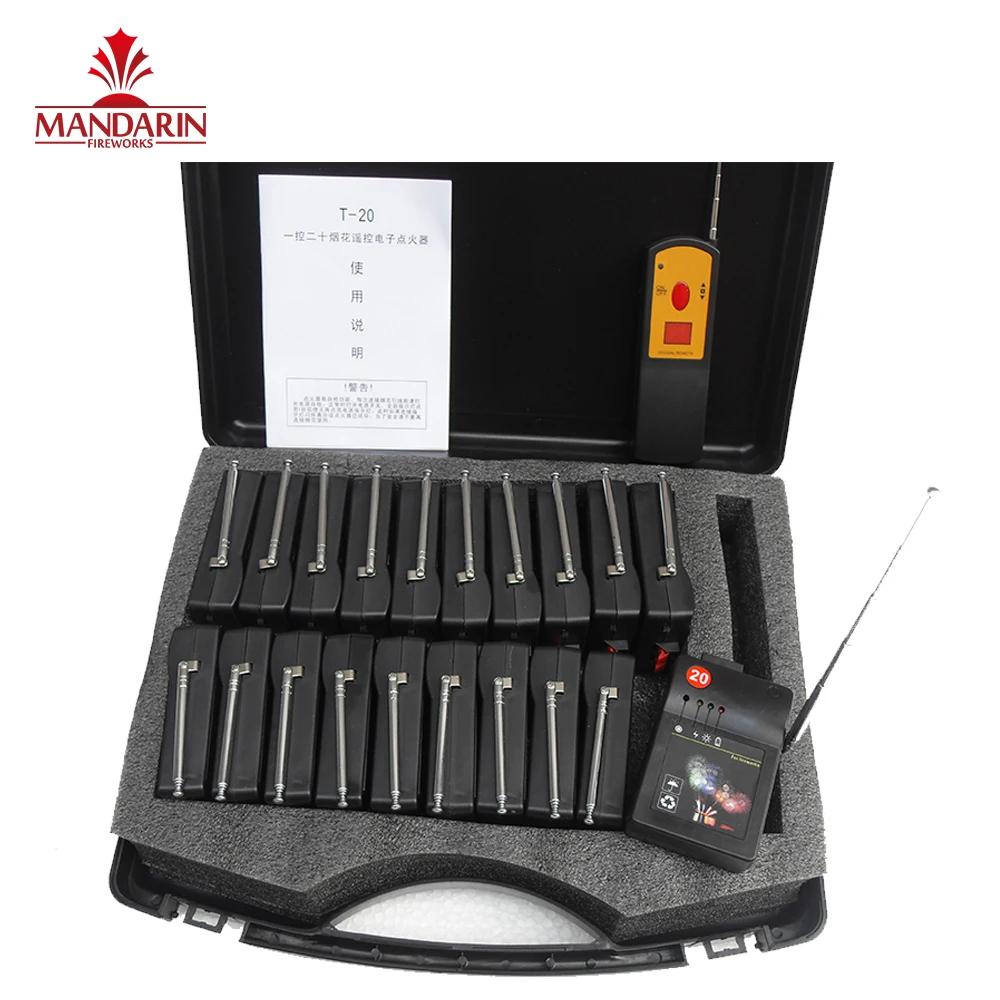 professional electrical pyro fireworks wireless remote control firing system for Christmas fireworks Celebration
