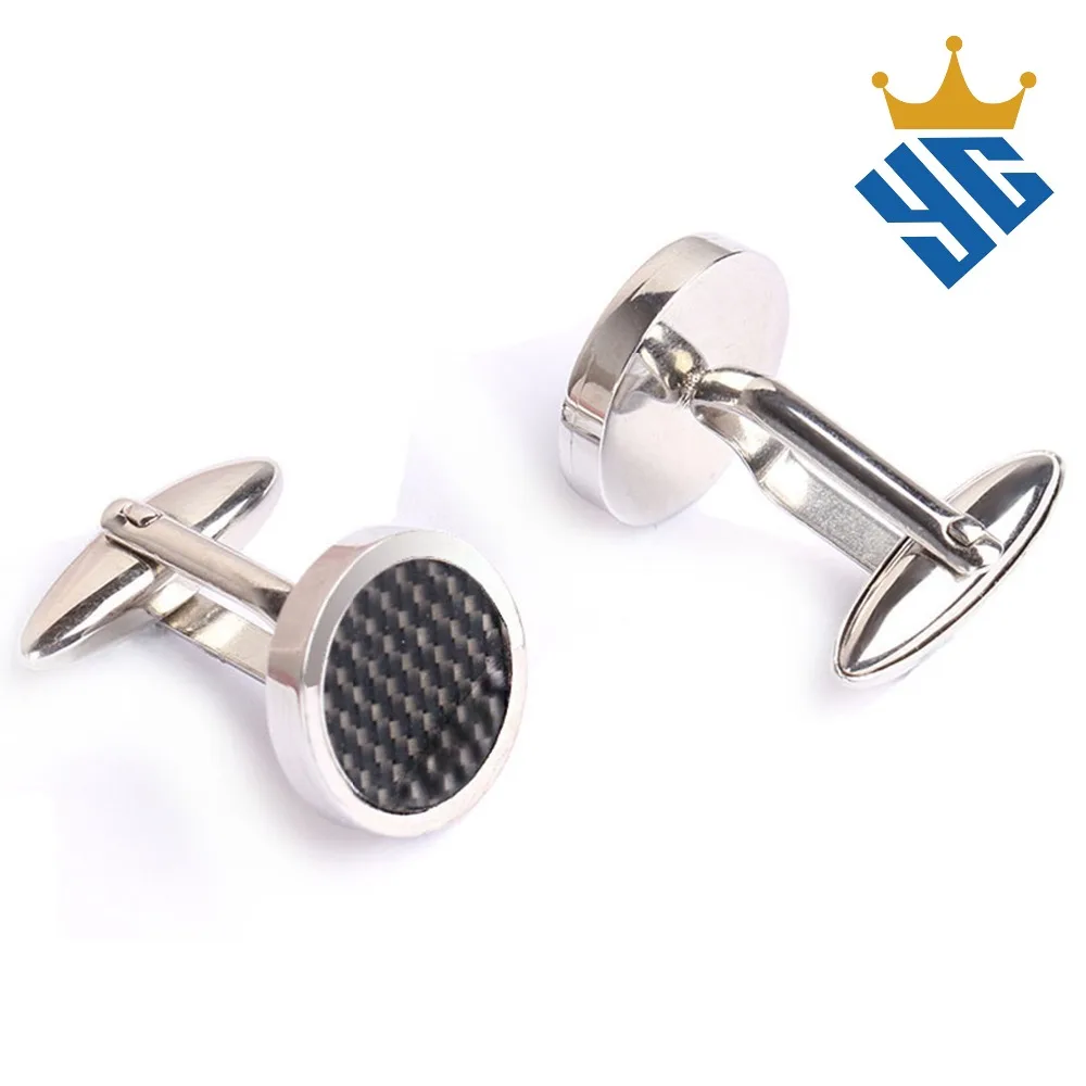 Stainless Steel Cufflinks with Beautiful Shell Inlay Cufflinks