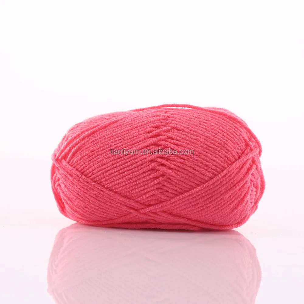 Cotton and Acrylic Hand Knitting Yarn madame tricote paris yarn