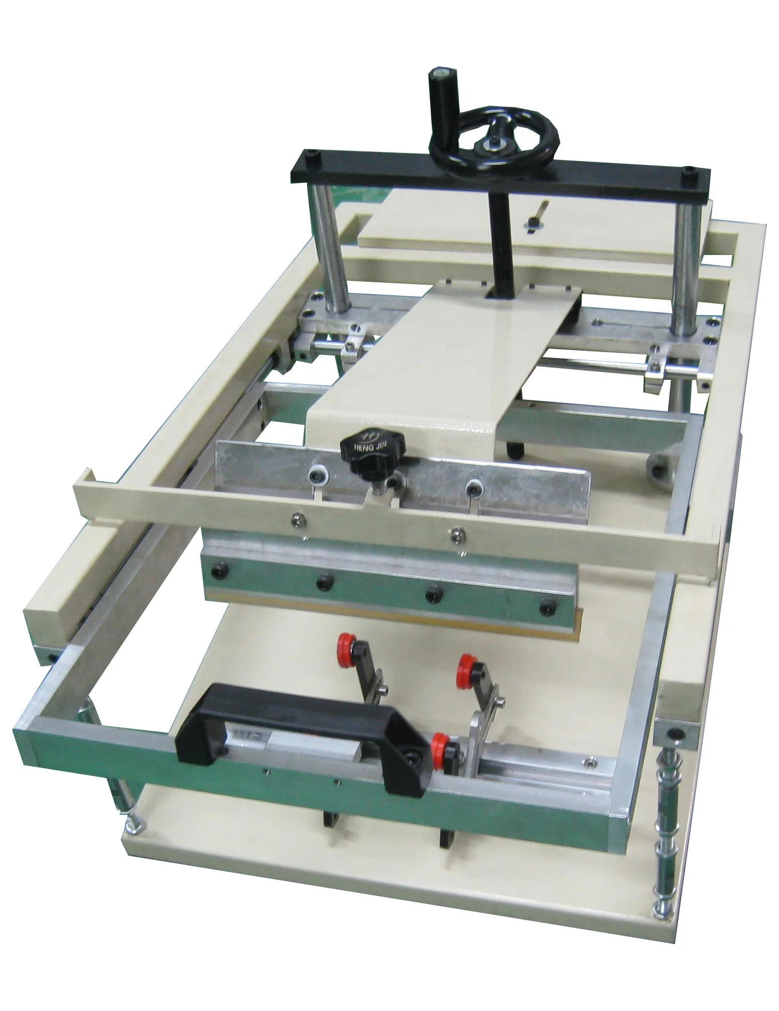 LT-S1 D-manual round screen printing machine manual cylindrical screen printer for bottles mugs wristband bracelet printing